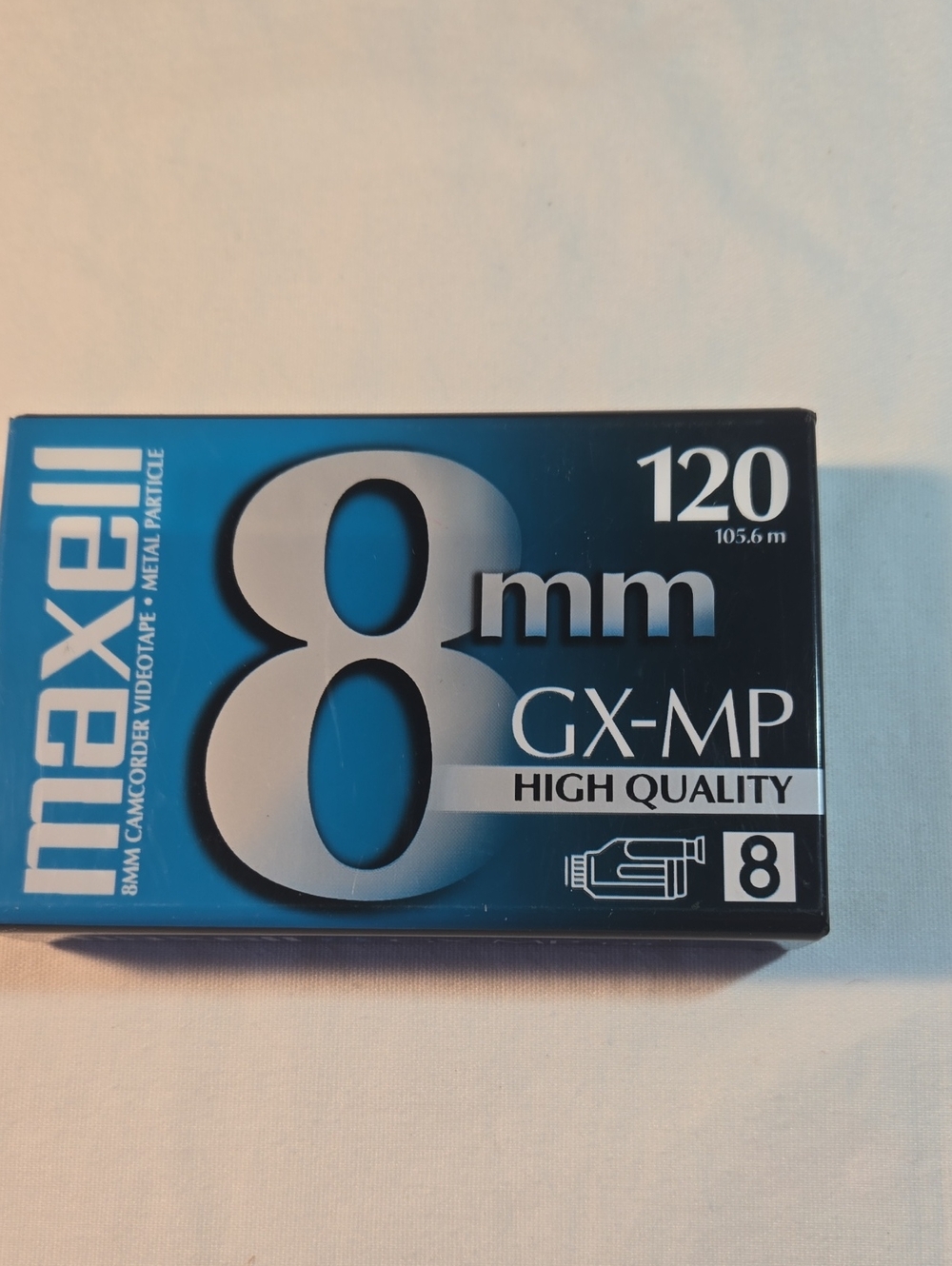 Maxell 8mm GX-MP 120 (105.6 m) Video Cassette - Blue